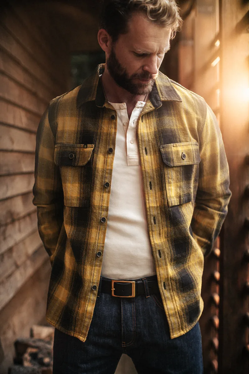 &SONS Carder Shirt Ochre Check sold by &SONS product image thumbnail 3