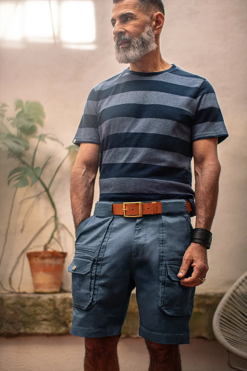 &SONS Papillon T-Shirt Navy Stripe sold by &SONS product image thumbnail 4