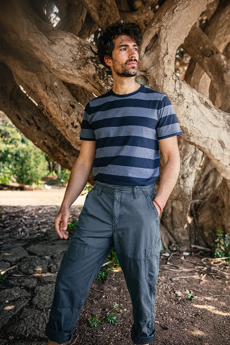 &SONS Papillon T-Shirt Navy Stripe sold by &SONS product image thumbnail 3