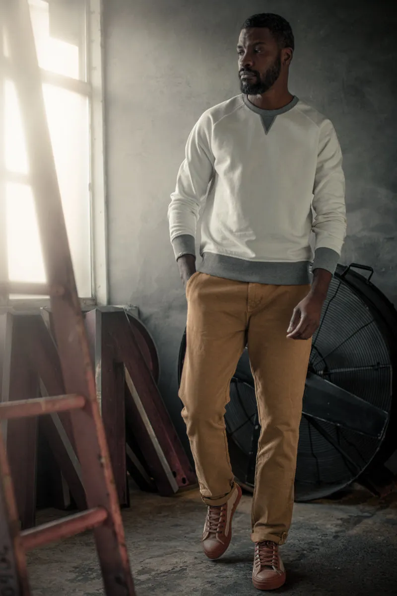 &SONS Stone White Sweatshirt sold by &SONS
