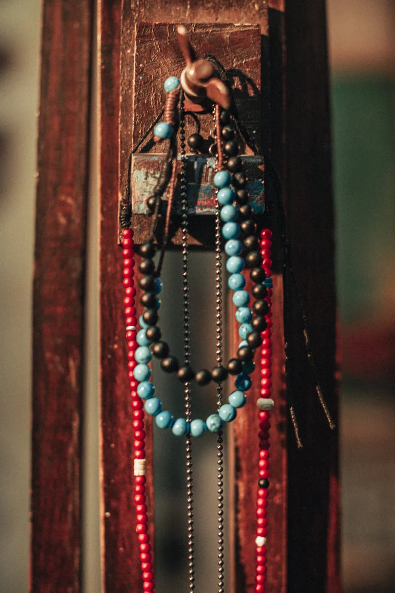 Big Sky Necklace Red/Silver sold by &SONS product image thumbnail 5