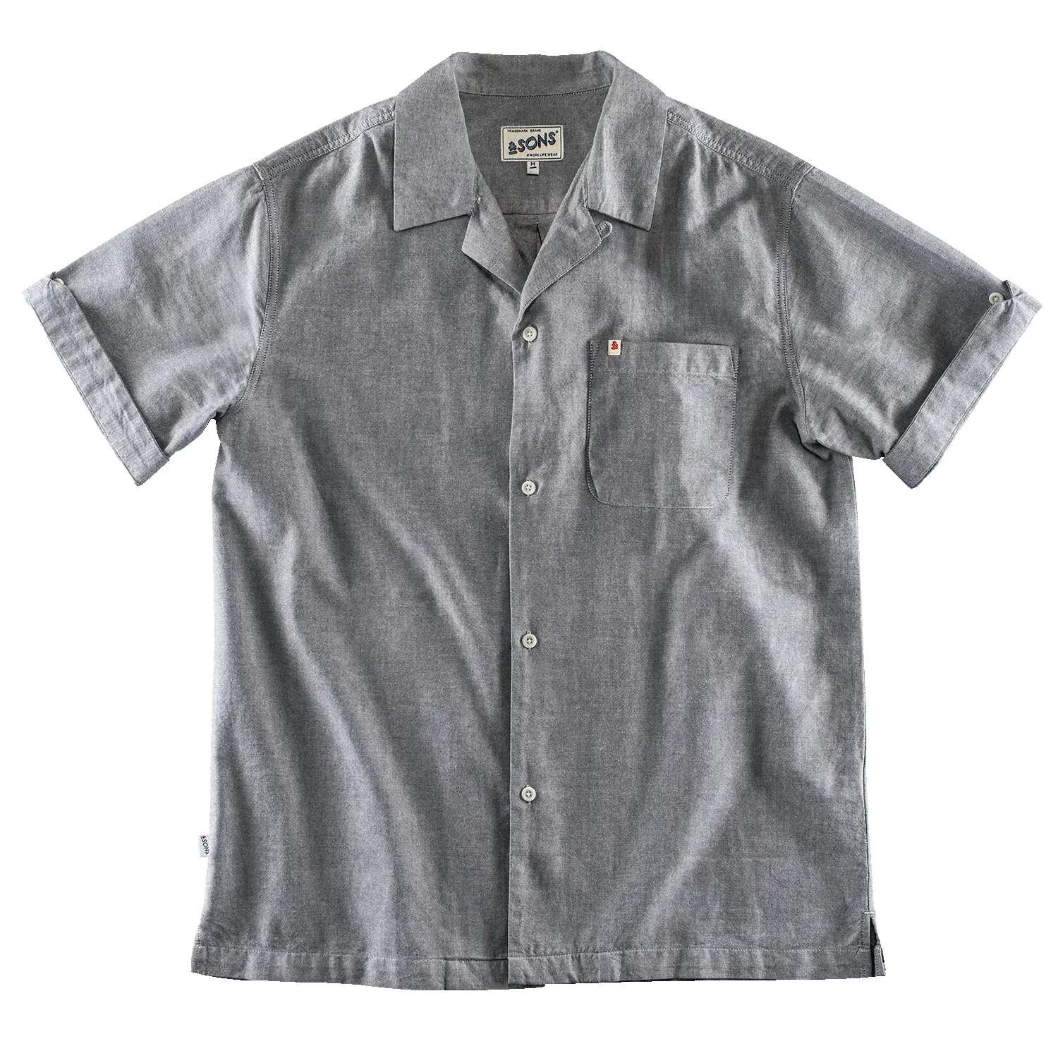 Club Shirt Grey sold by &SONS product image thumbnail 5