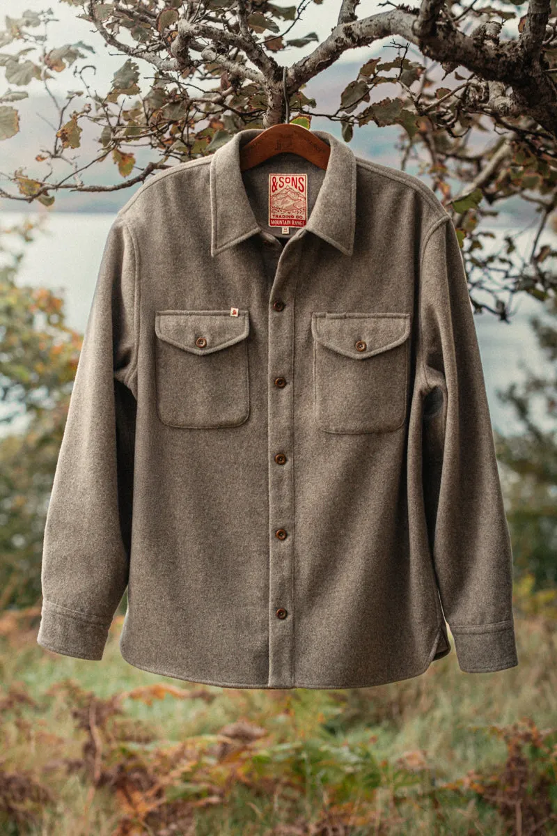 Home Overshirt Fawn sold by &SONS