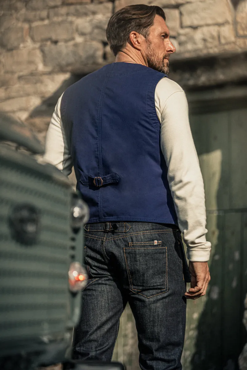 Watson Waistcoat Midnight Blue sold by &SONS product image thumbnail 3