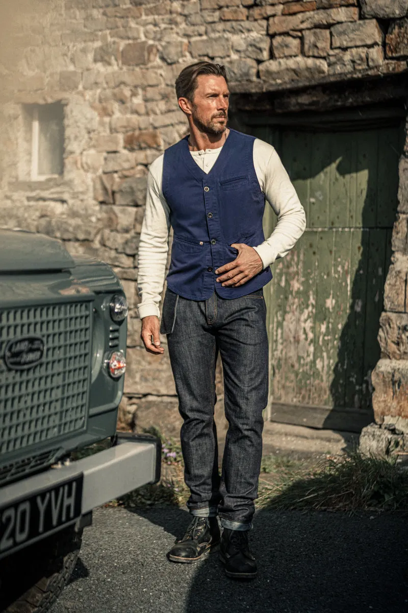 Watson Waistcoat Midnight Blue sold by &SONS product image thumbnail 4