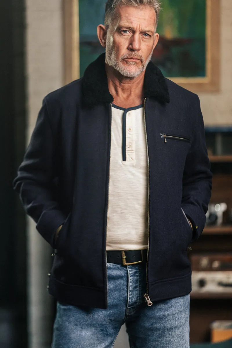 Boston Jacket Navy sold by &SONS product image thumbnail 3