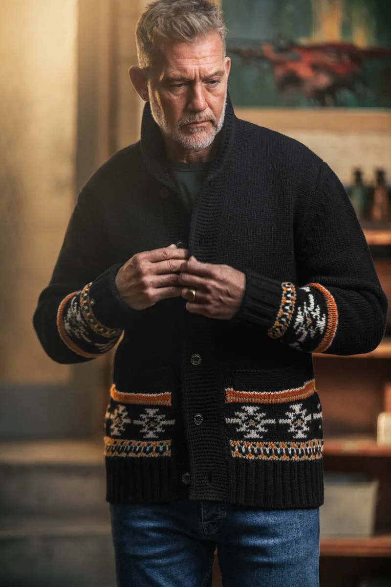 Homestead Cardigan Charcoal sold by &SONS product image thumbnail 5