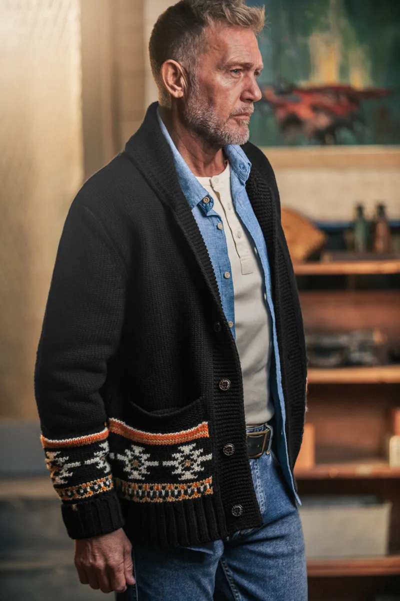 Homestead Cardigan Charcoal sold by &SONS product image thumbnail 3