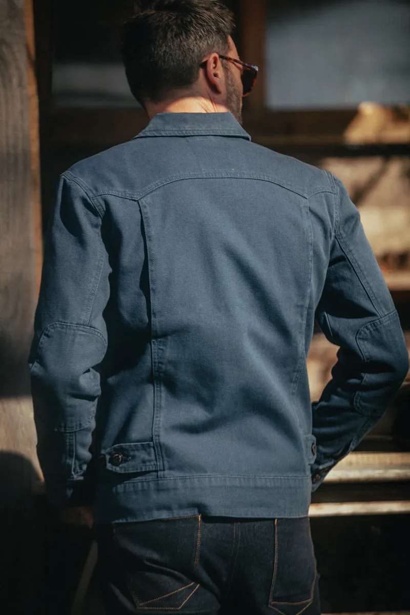 &SONS Cab Coat Churchill Blue sold by &SONS product image thumbnail 3