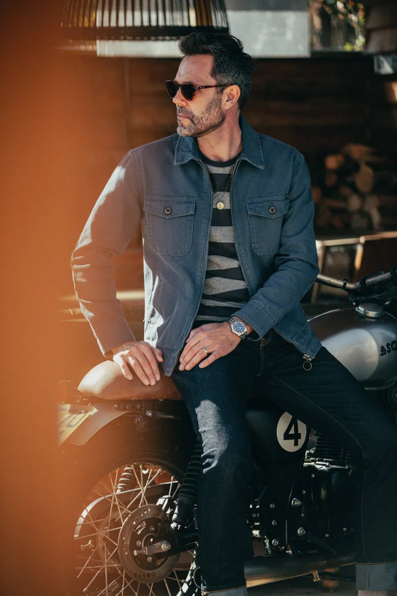 &SONS Cab Coat Churchill Blue sold by &SONS product image thumbnail 5