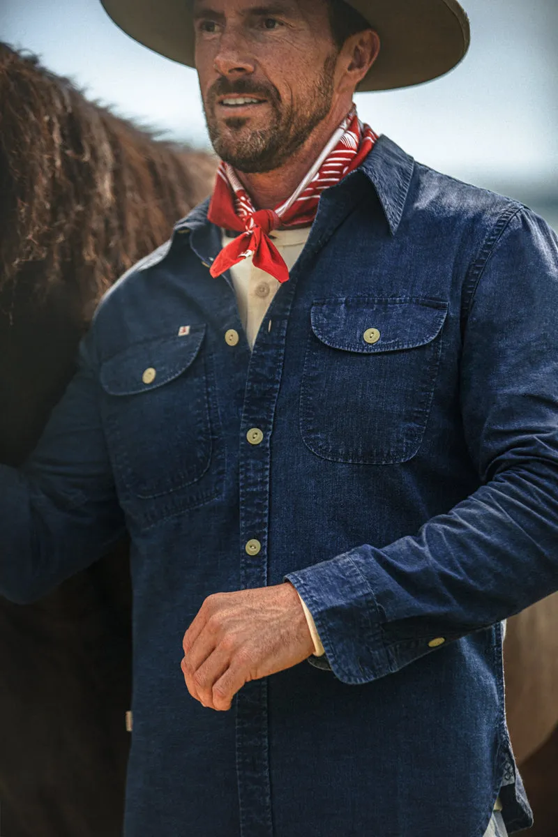 Handley Shirt Indigo sold by &SONS product image thumbnail 3