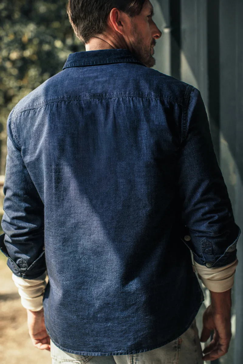 Handley Shirt Indigo sold by &SONS product image thumbnail 2