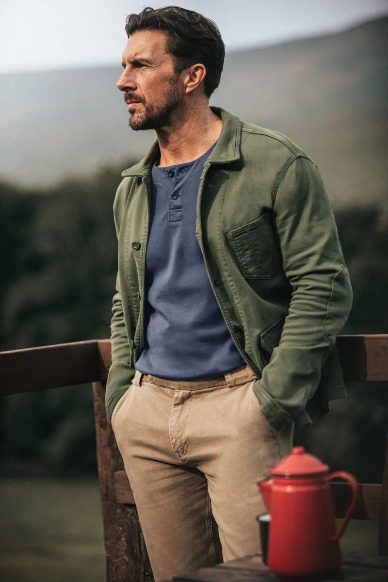 Bluesand Short Sleeve Henley Navy sold by &SONS product image thumbnail 5