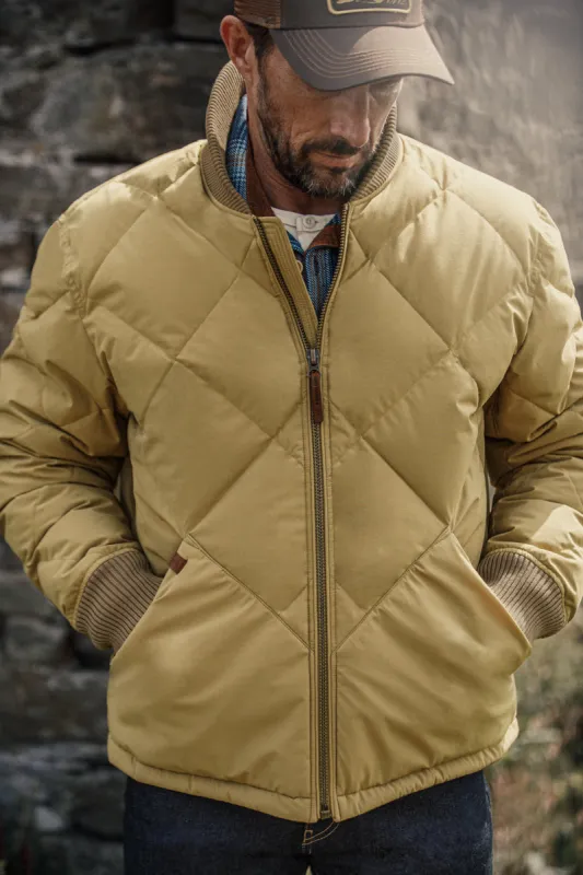 Hawker Quilted Jacket Tan sold by &SONS