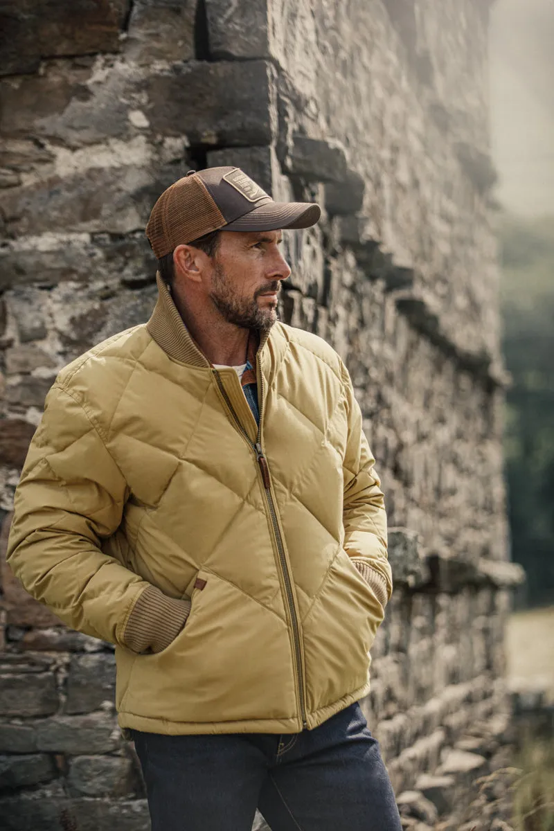 Hawker Quilted Jacket Tan sold by &SONS product image thumbnail 5