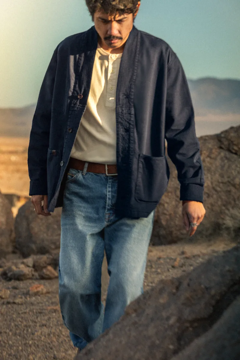 Noragi Chore Jacket Navy sold by &SONS product image thumbnail 4