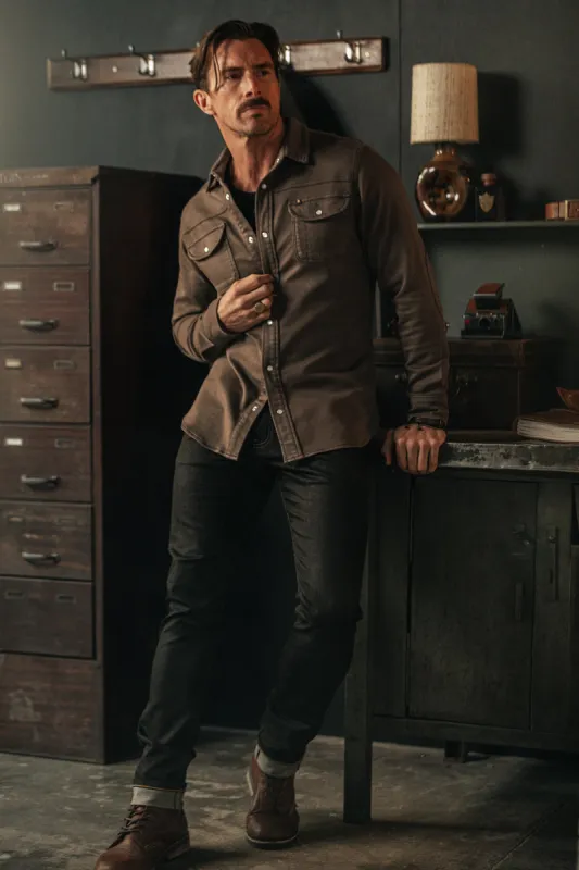 Sunday Shirt Brown sold by &SONS