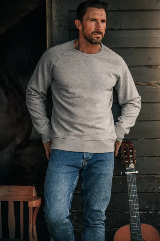 Sweatshirt Grey Marl sold by &SONS