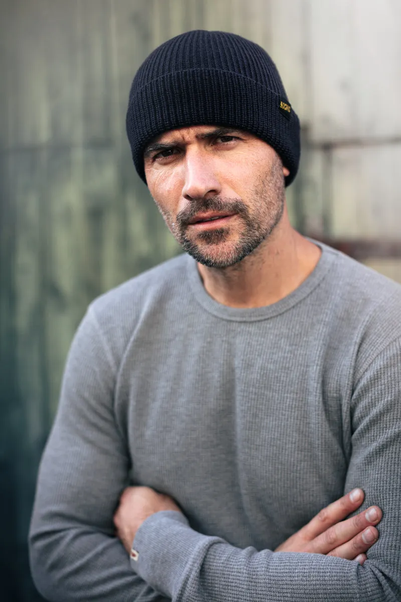 &SONS New Watchcap Beanie Dark Navy sold by &SONS