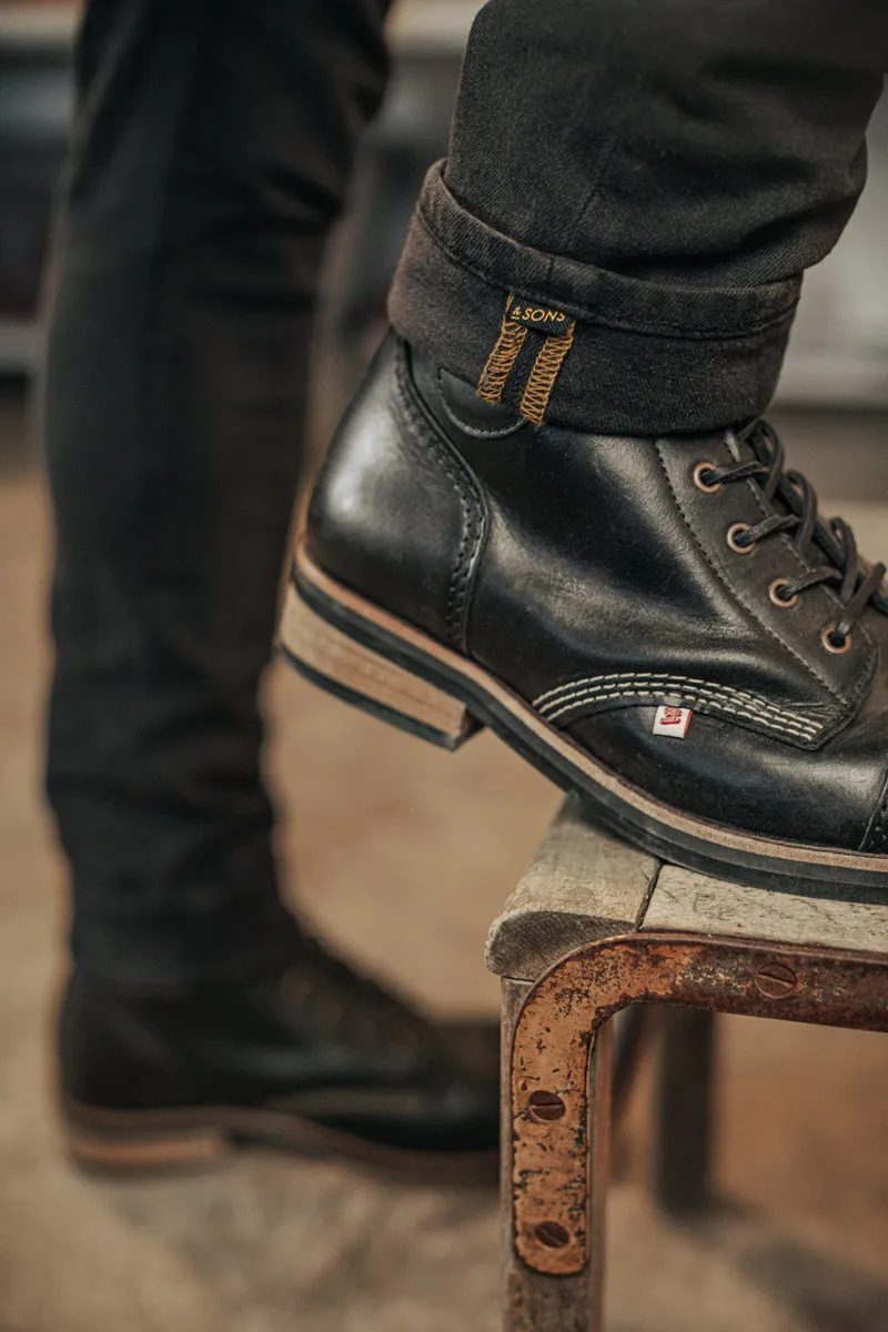 Brandon Overdyed Jean Black Fade sold by &SONS product image thumbnail 4