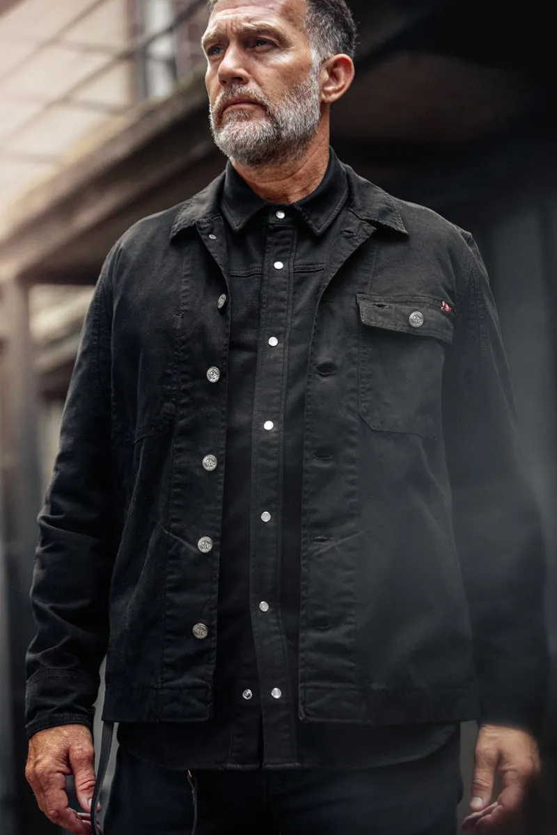&SONS RYDER Hardwear Canvas Jacket Black sold by &SONS