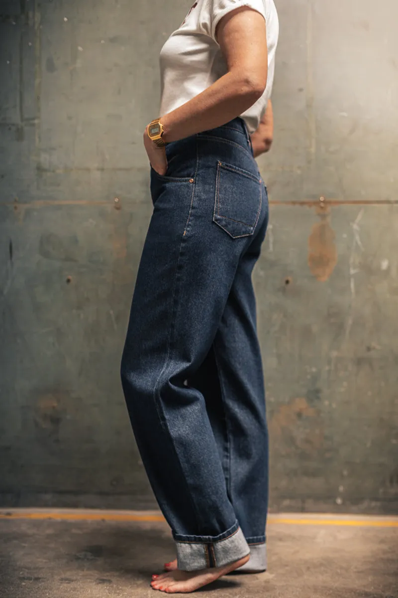 Damsons Brigitte High Waisted Jeans Indigo sold by &SONS product image thumbnail 2