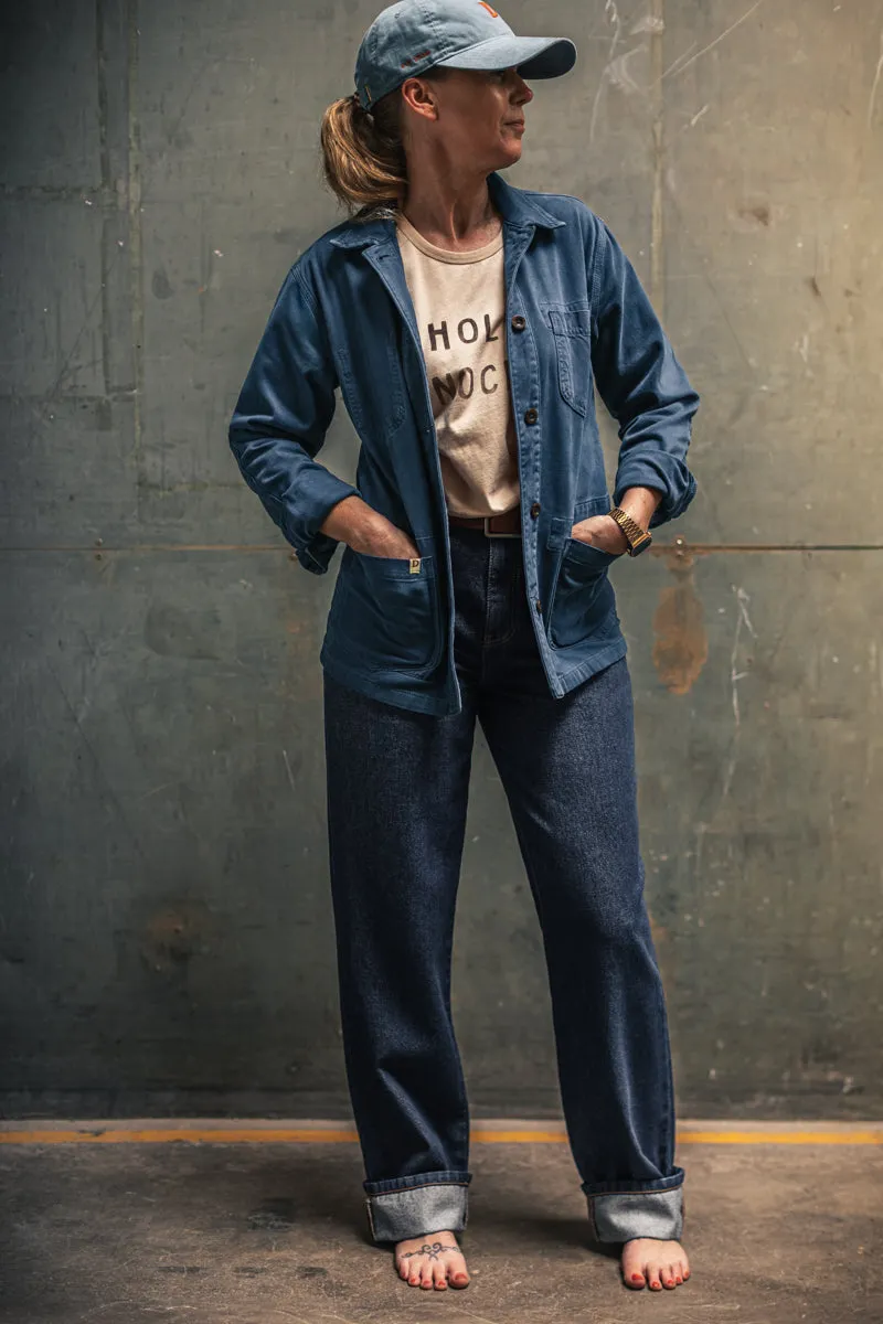 Damsons Brigitte High Waisted Jeans Indigo sold by &SONS