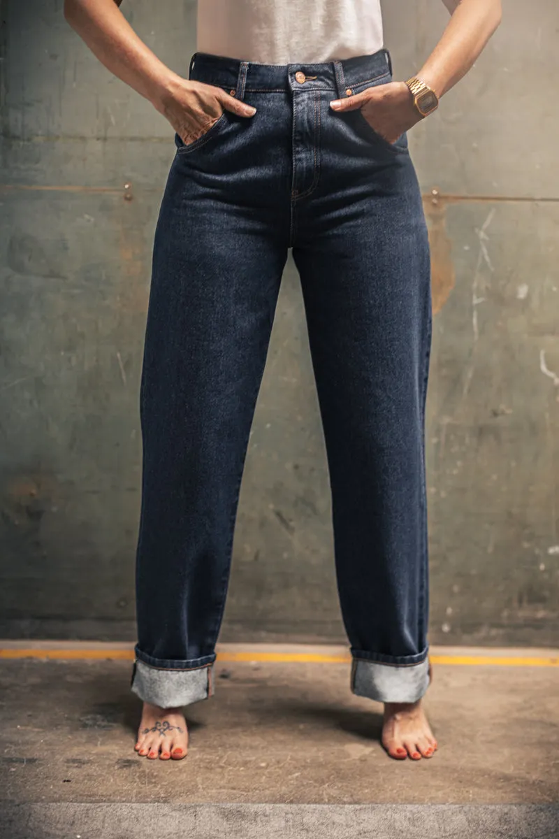 Damsons Brigitte High Waisted Jeans Indigo sold by &SONS product image thumbnail 3
