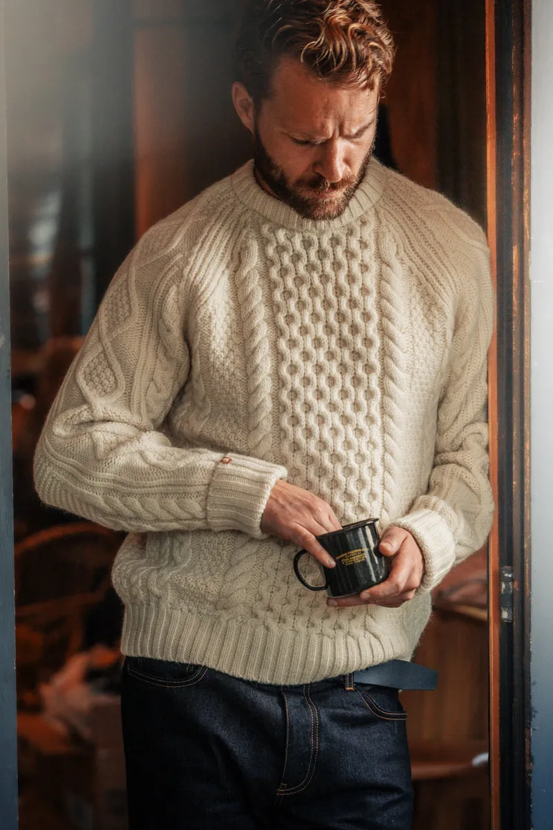 &SONS Clyde Knit Jumper Ecru sold by &SONS product image thumbnail 5