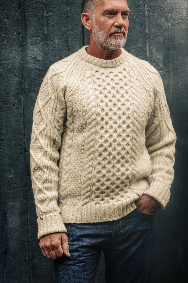 &SONS Clyde Knit Jumper Ecru sold by &SONS product image thumbnail 3