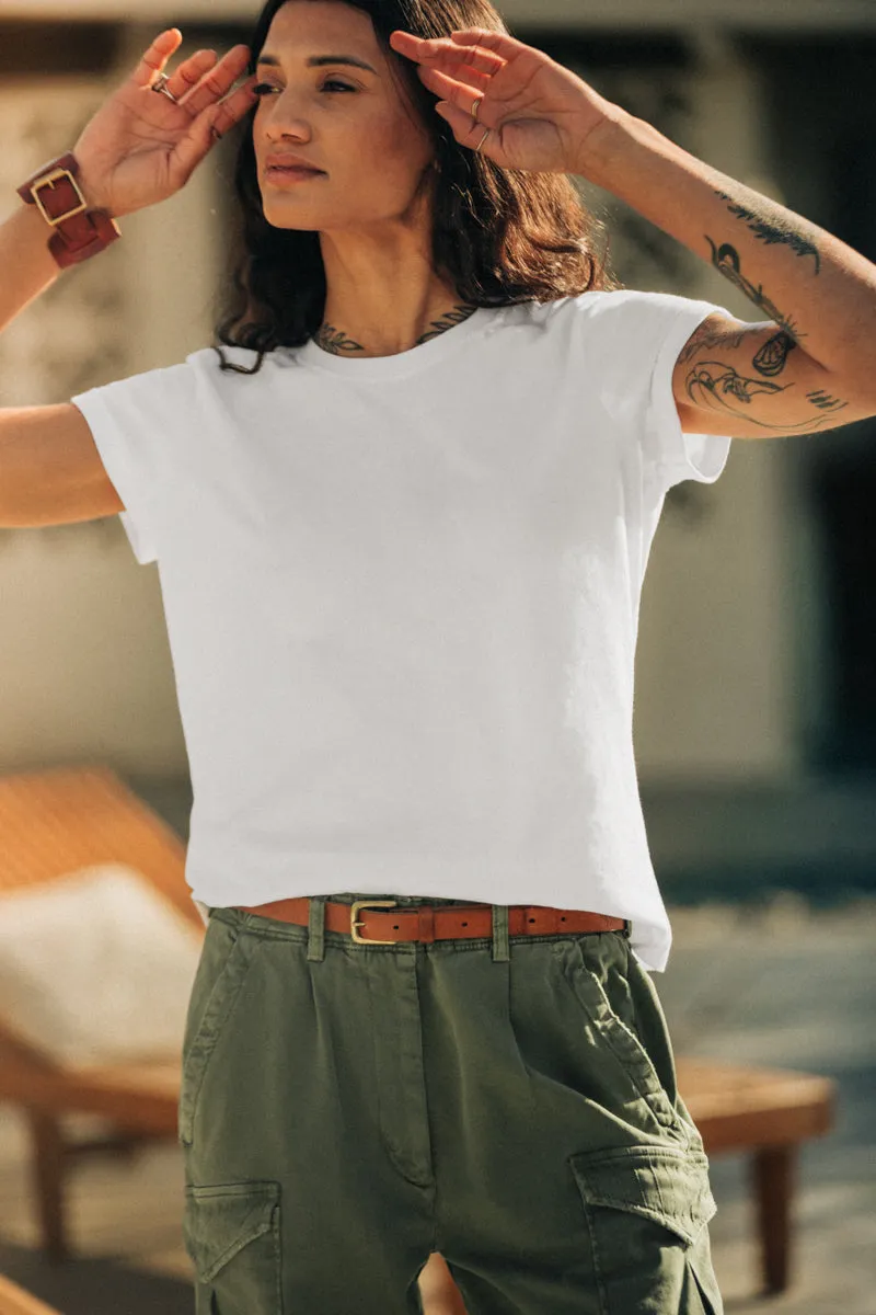 Damsons Classic T-Shirt White sold by &SONS product image thumbnail 4