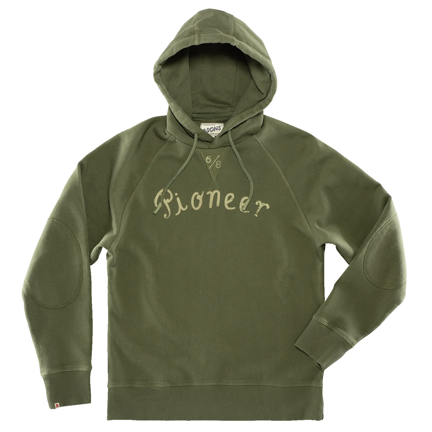 Pioneer Hoodie Army Green sold by &SONS product image thumbnail 5