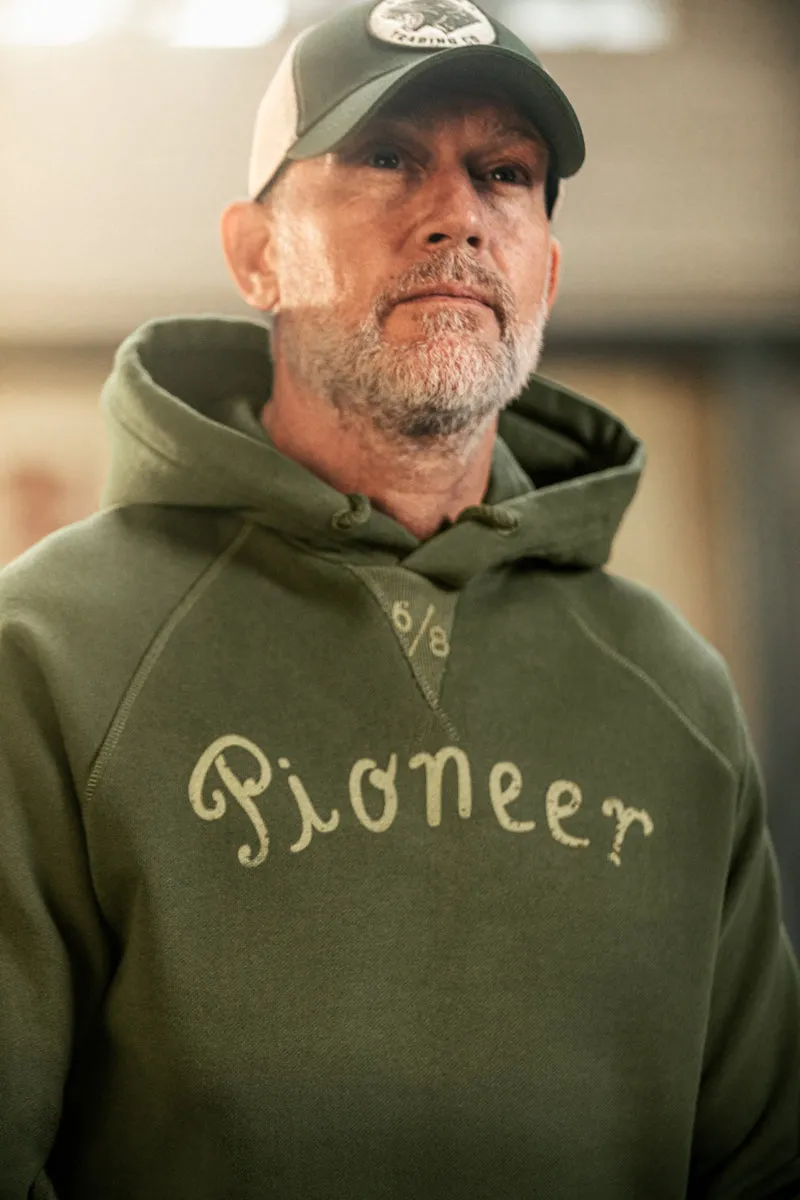 Pioneer Hoodie Army Green sold by &SONS