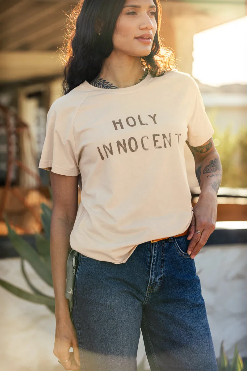 Damsons Innocent Relaxed T-Shirt Griege sold by &SONS product image thumbnail 4