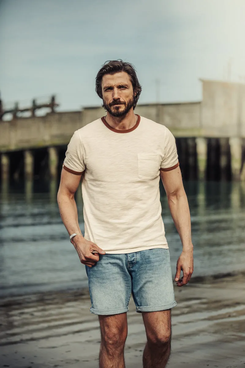 Ringer T-Shirt Raw sold by &SONS product image thumbnail 5