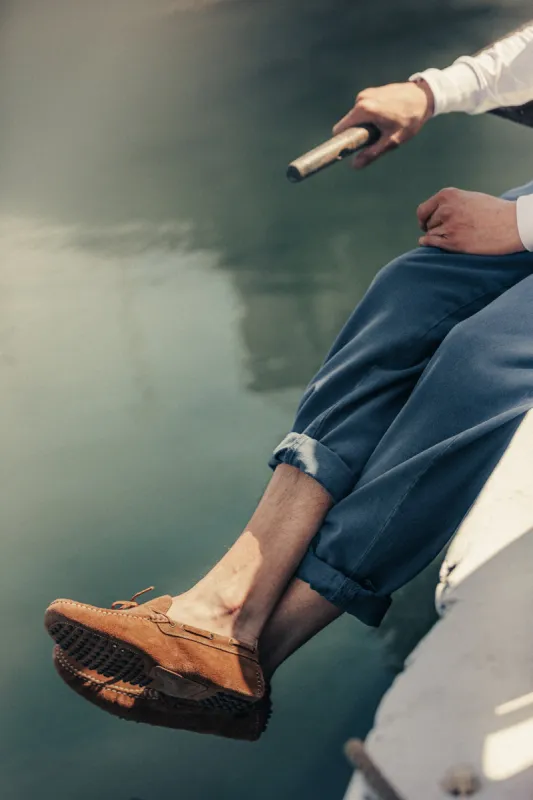 Desert Moccasin Tan sold by &SONS