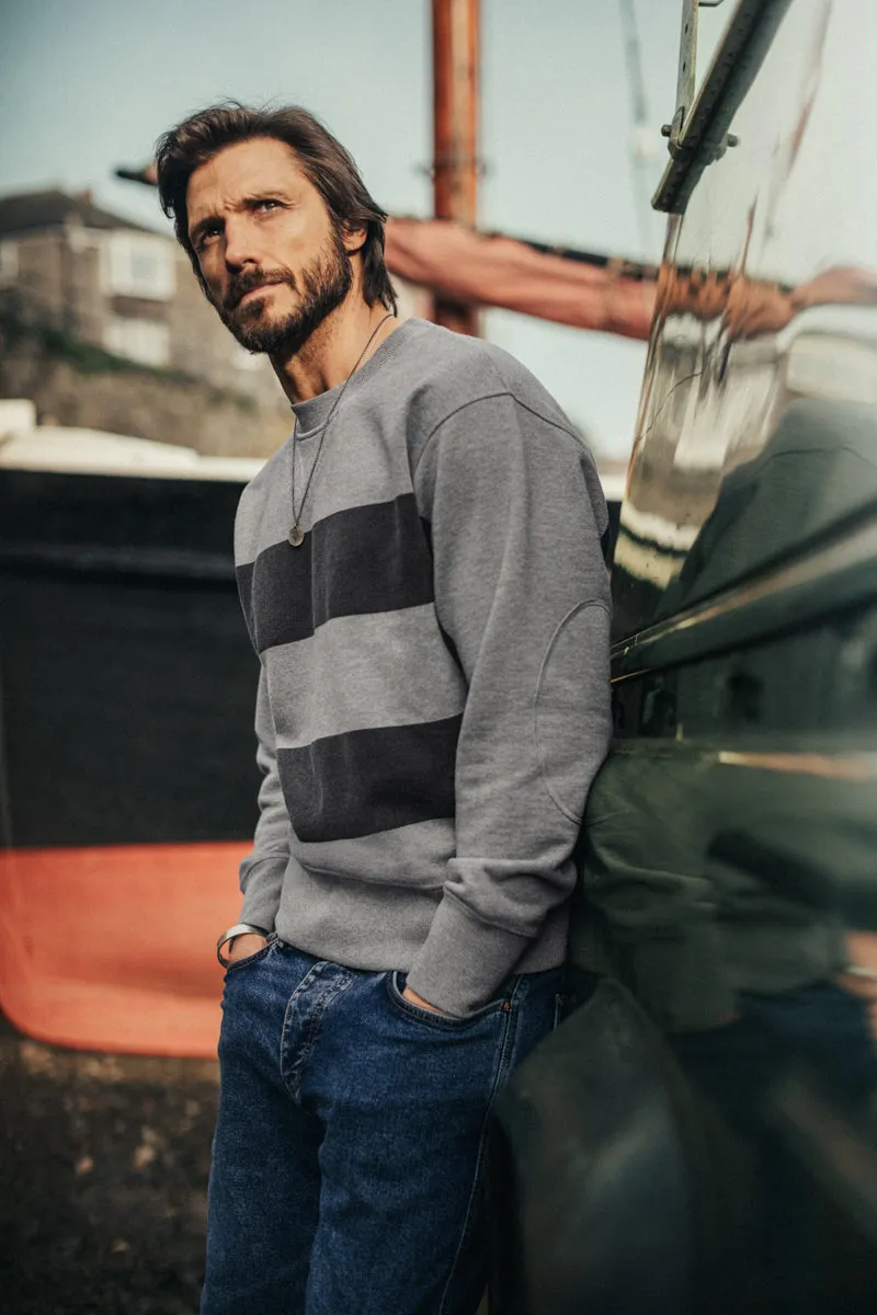 Quincy Sweatshirt Grey Marl sold by &SONS product image thumbnail 4