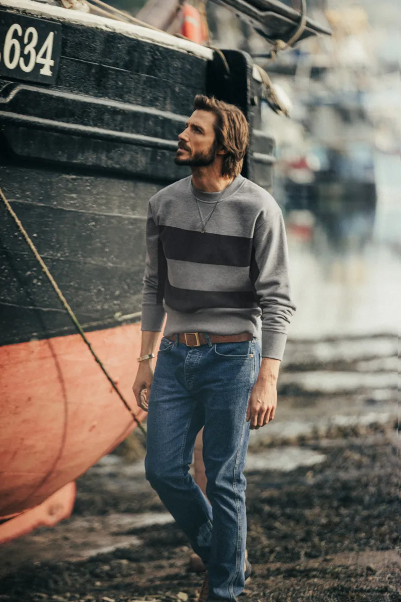 Quincy Sweatshirt Grey Marl sold by &SONS product image thumbnail 5