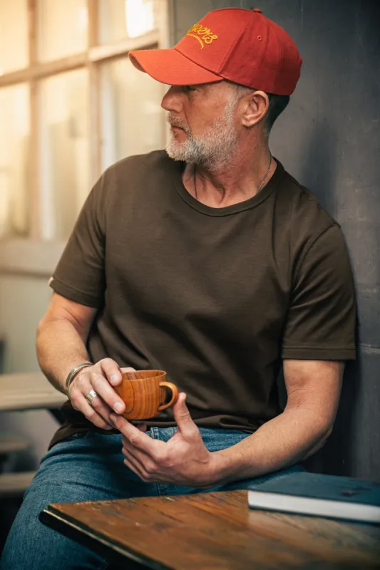 Boxer T-Shirt Dark Brown sold by &SONS