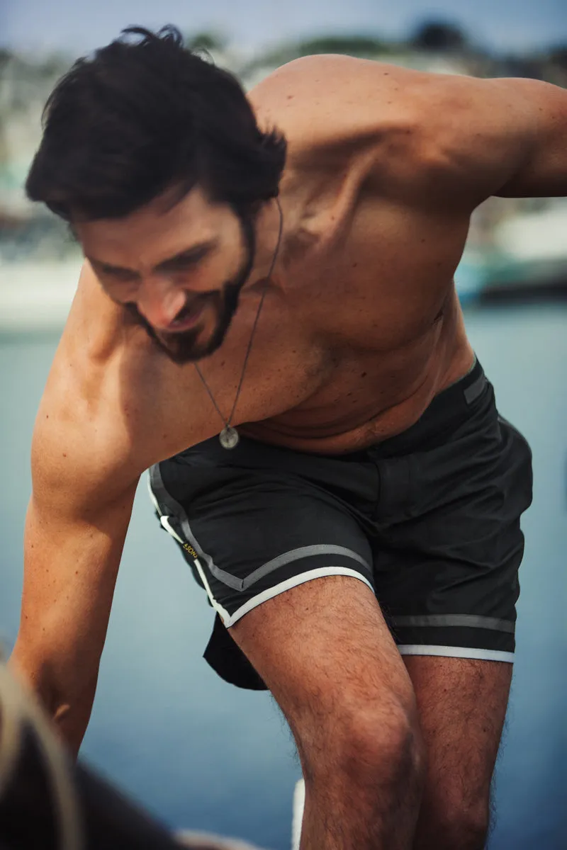 Westlake Retro Swim Shorts Black sold by &SONS product image thumbnail 4