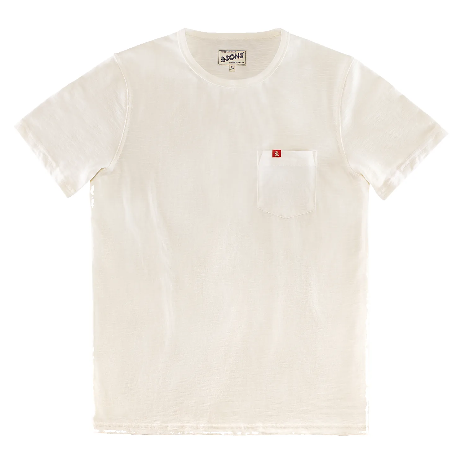 Slub Pocket T-shirt Raw sold by &SONS product image thumbnail 5