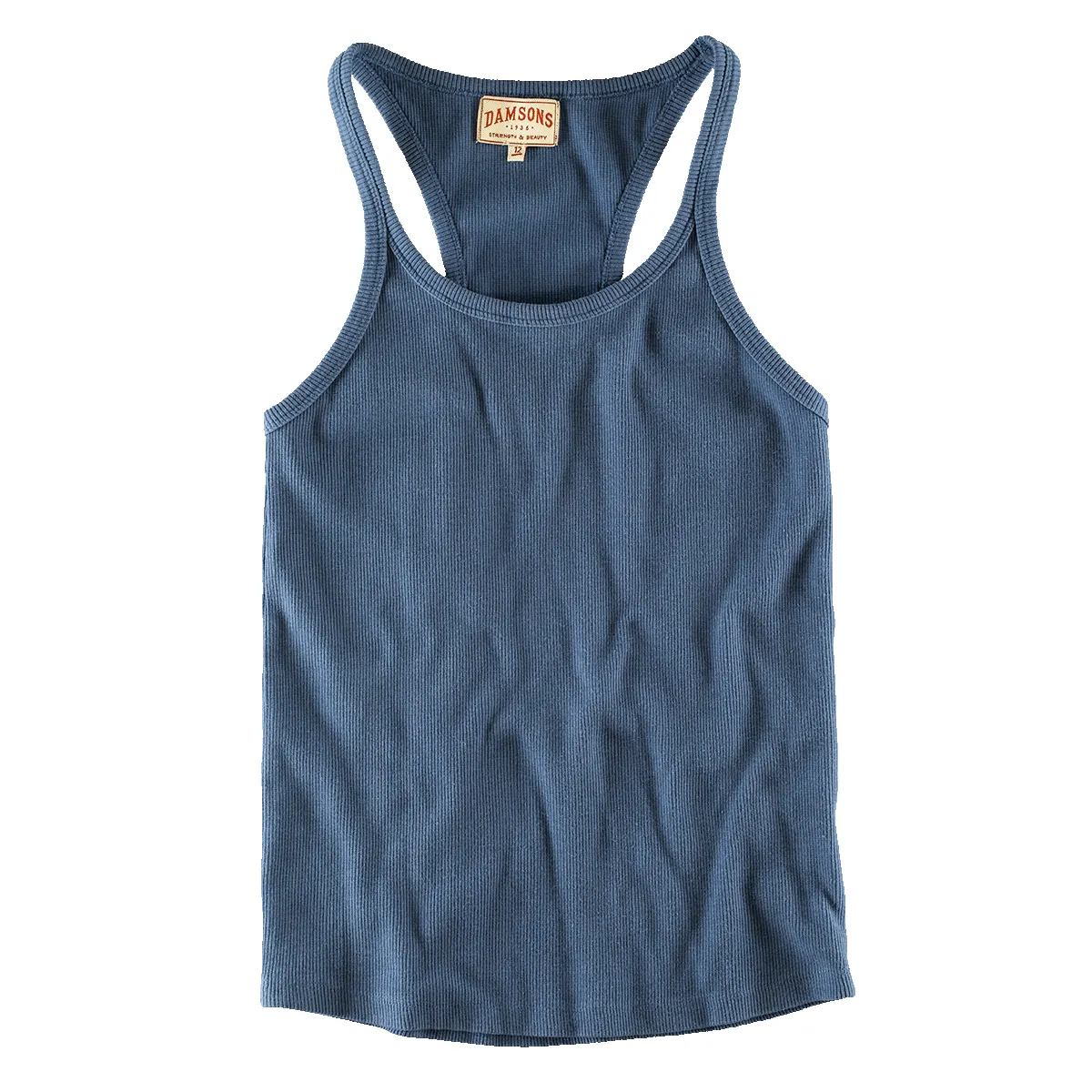 Damsons Tank Racer Vest Indigo sold by &SONS product image thumbnail 5