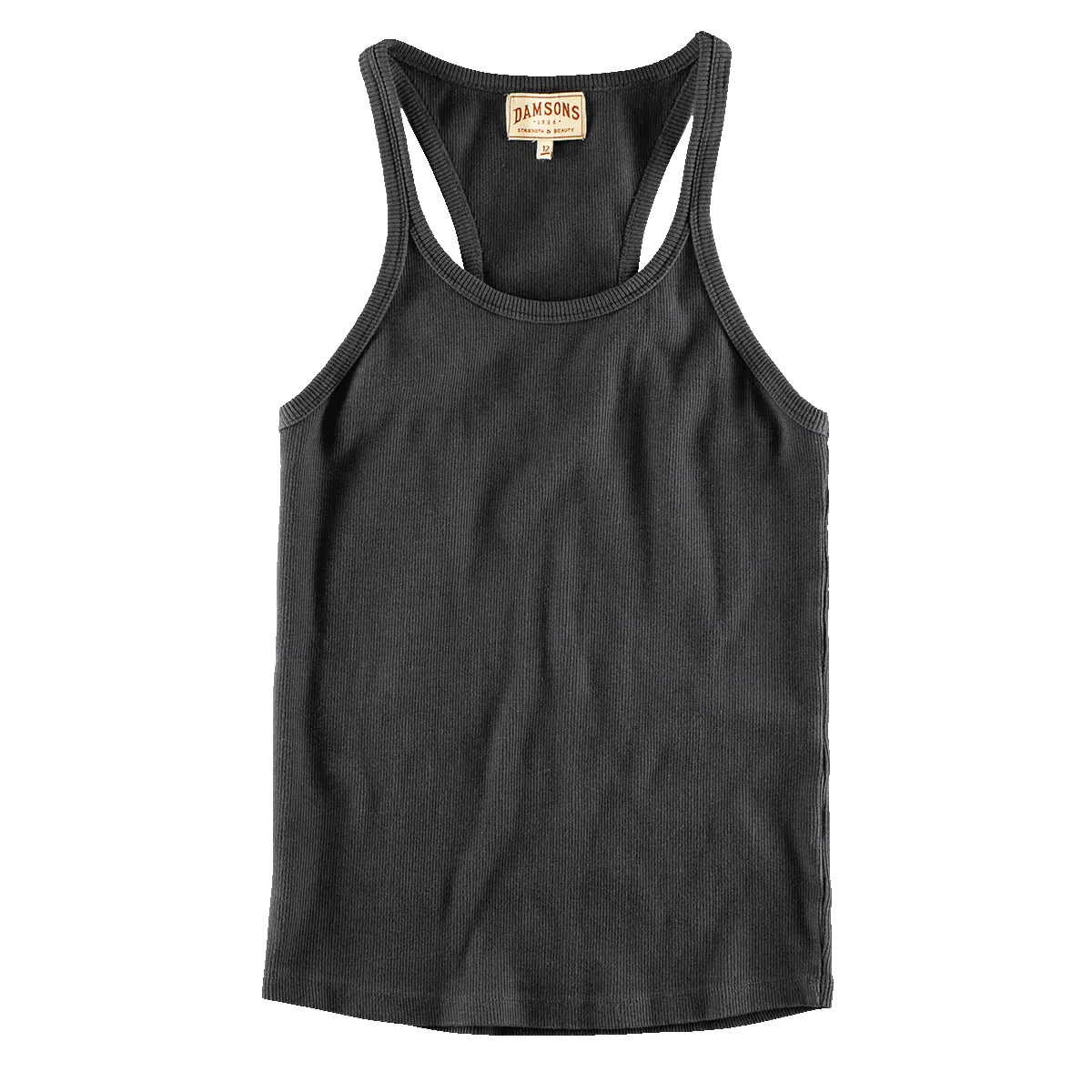 Damsons Tank Racer Vest Black sold by &SONS product image thumbnail 5