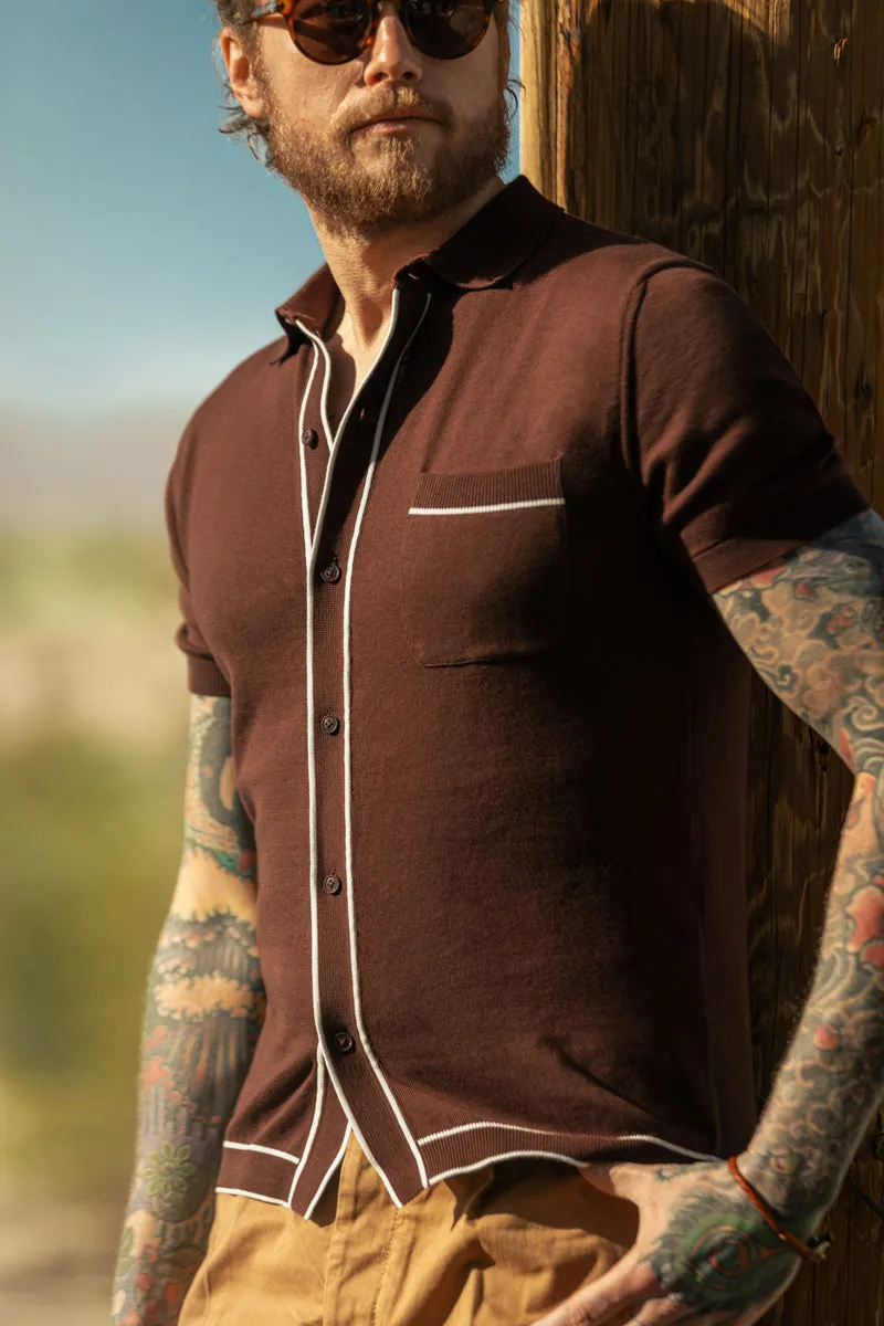 &SONS Dean Polo Brown sold by &SONS product image thumbnail 5