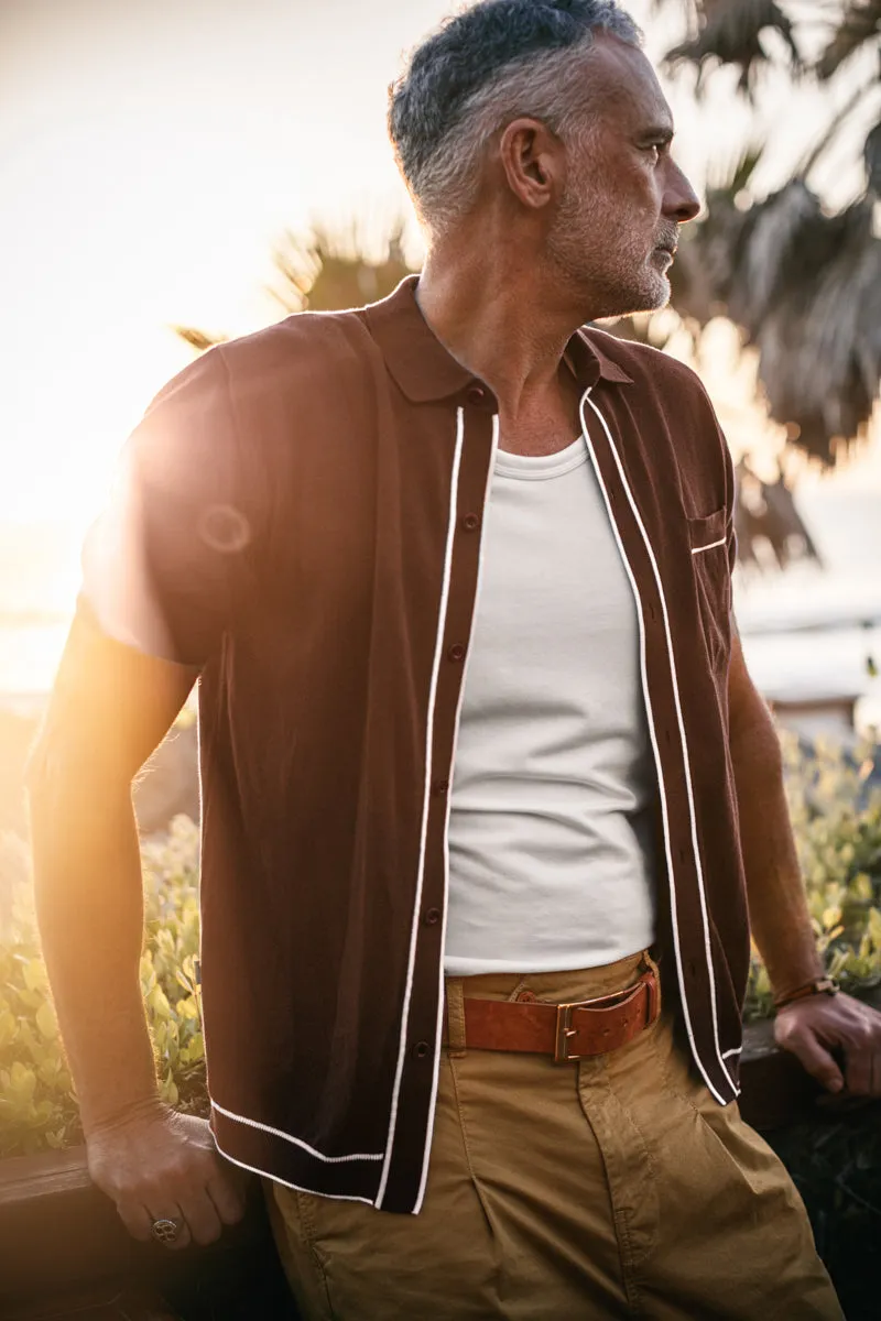 &SONS Dean Polo Brown sold by &SONS product image thumbnail 3