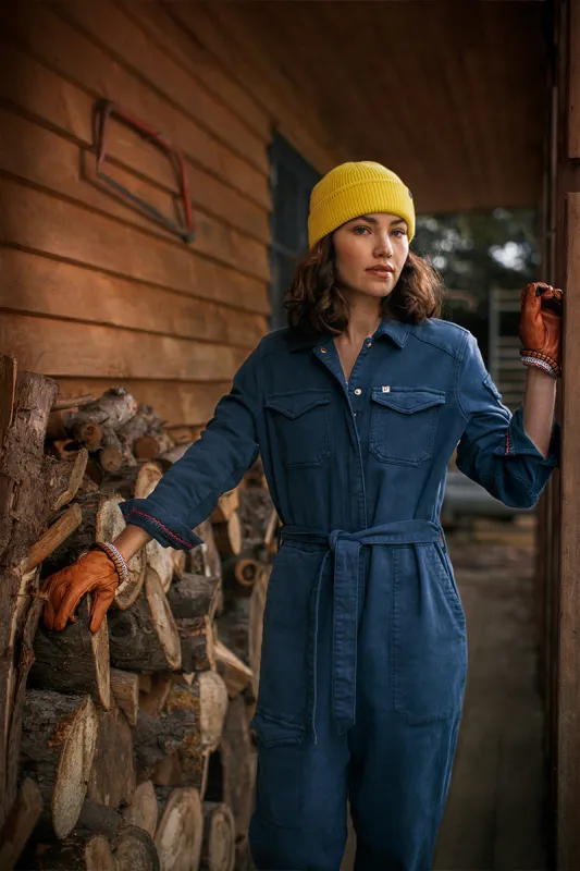Damsons Sky Jumpsuit Utility Navy made by &SONS