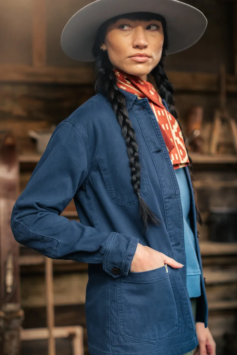 Damsons Meadow Chore Jacket Blue sold by &SONS product image thumbnail 3