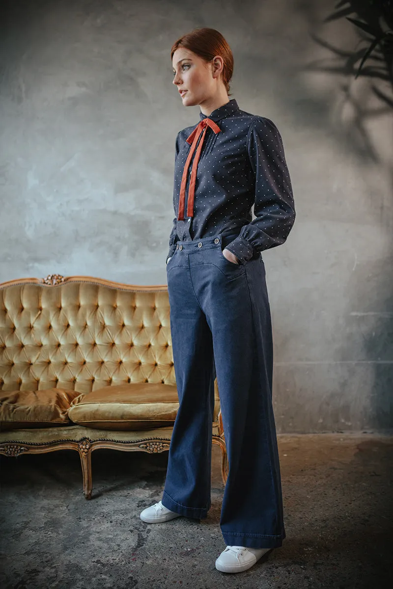 Damsons Landgirl Trousers Navy sold by &SONS