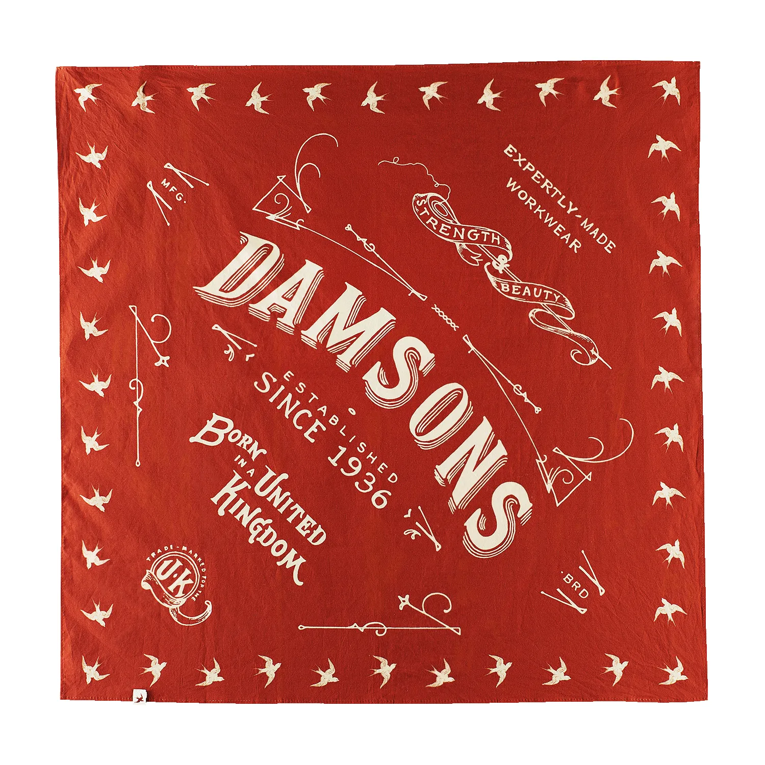 Damsons Bandana Red sold by &SONS product image thumbnail 5