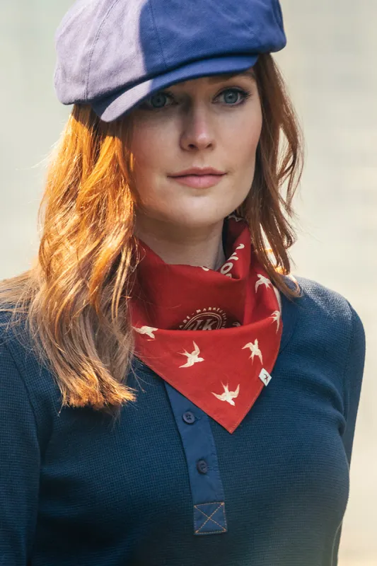 Damsons Bandana Red sold by &SONS